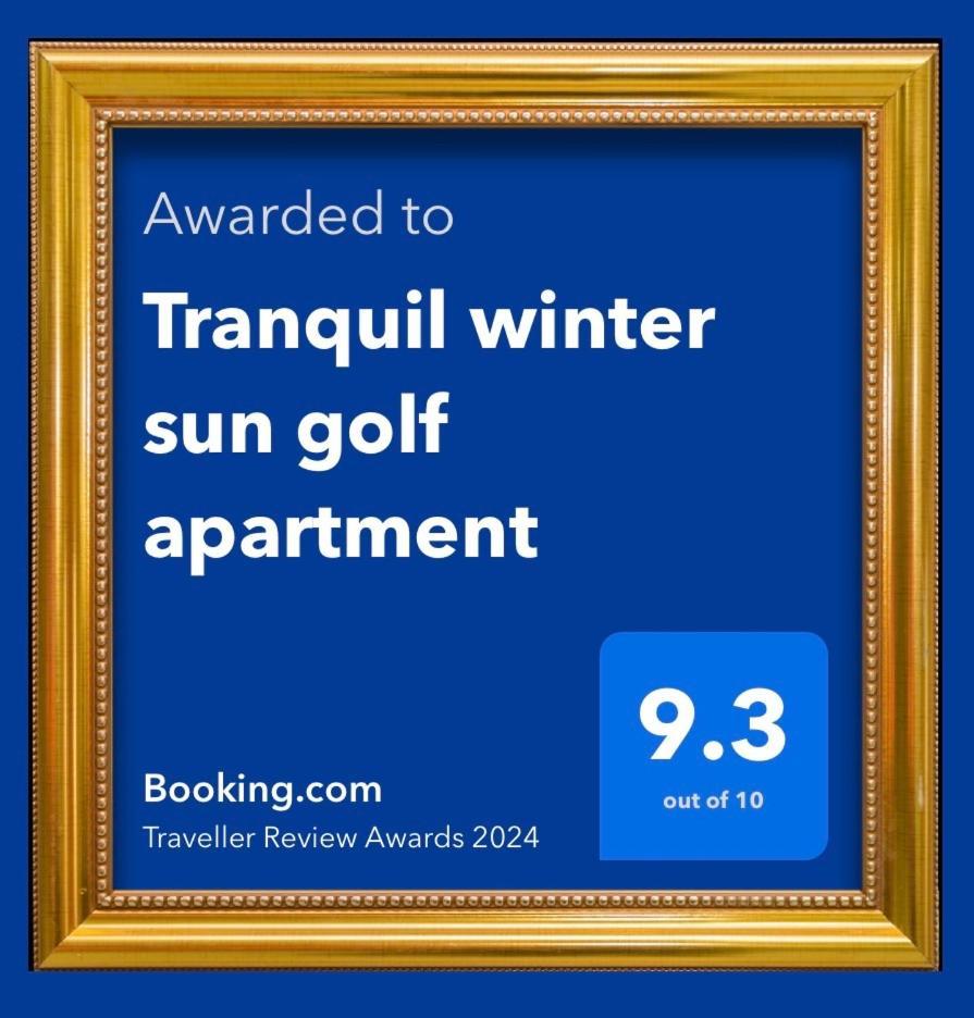 Tranquil Self Catering Golf Course Apartment Alicante Zewnętrze zdjęcie